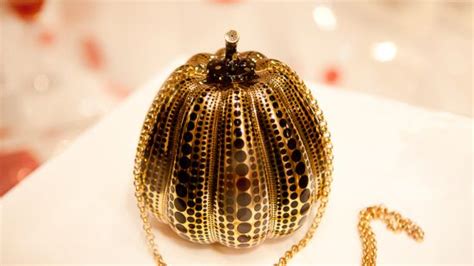 Yayoi Kusama Pumpkin Minaudière for Louis Vuitton.